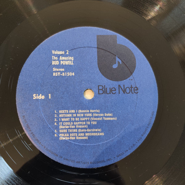 Release: The Amazing Bud Powell, Volume 2-Vinyl-US-1975-BST-81504, BLP 1504-25673374