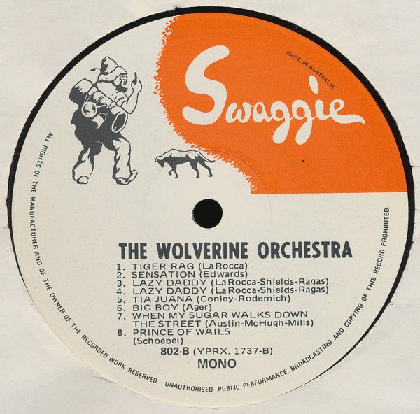 The Wolverine Orchestra 1924 With Bix Beiderbecke