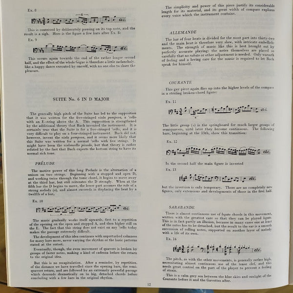 The Six Cello Suites (= 6 Suiten Für Violoncello = Les Suites Pour Violoncelle Seul)
