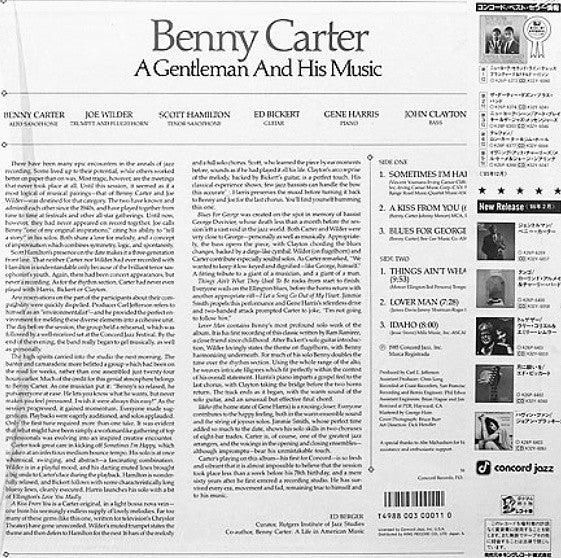 Release: A Gentleman And His Music-Vinyl-Japan-1986-CJ-285, K26P-6399-7968007