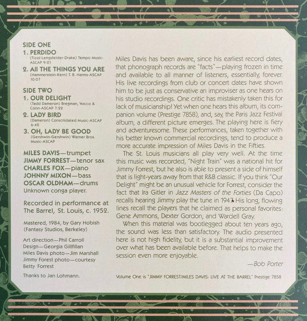 Release: Lady Bird-Vinyl-US-1984-P 7860-4171388