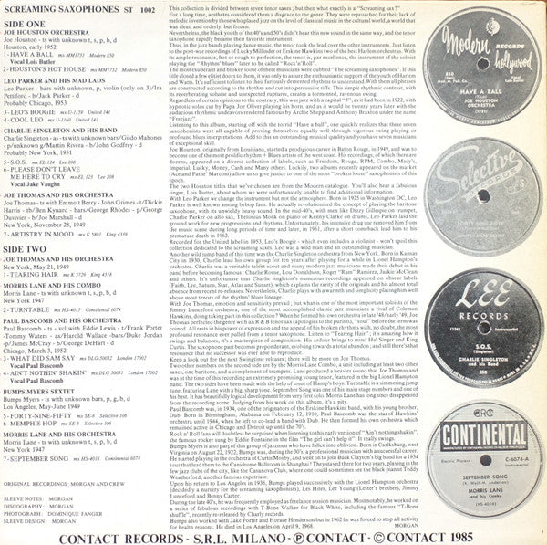 Have A Ball - Screaming Saxophones Vol. 1