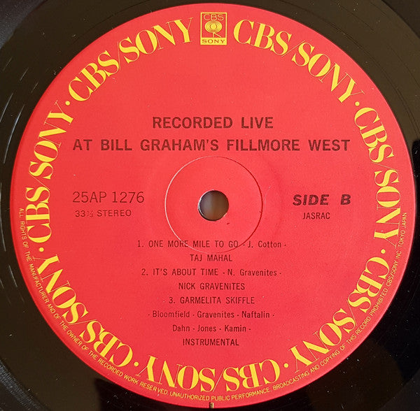 Live At Bill Graham's Fillmore West