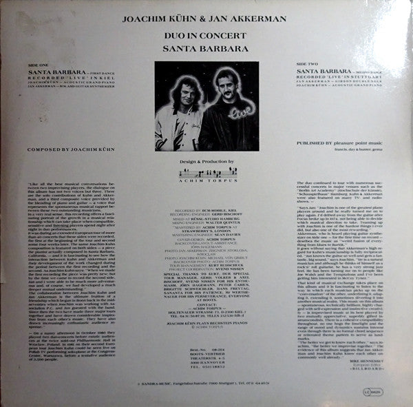 Release: Live! The Kiel Concert - The Stuttgart Concert-Vinyl-Germany-None-SMP 2114-8113659