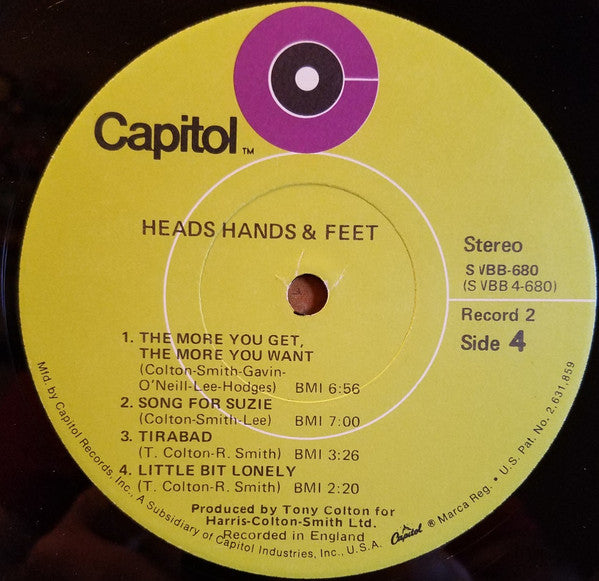 Heads, Hands & Feet