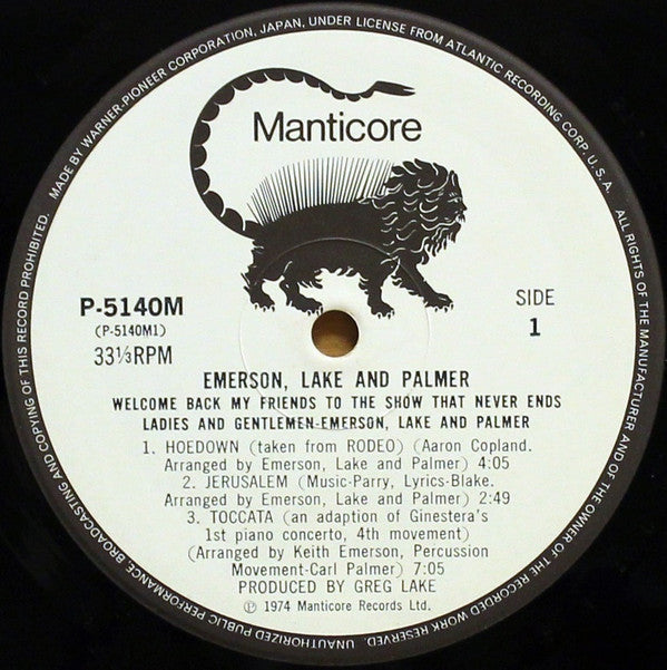 Welcome Back My Friends To The Show That Never Ends - Ladies And Gentlemen