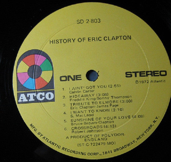 History Of Eric Clapton