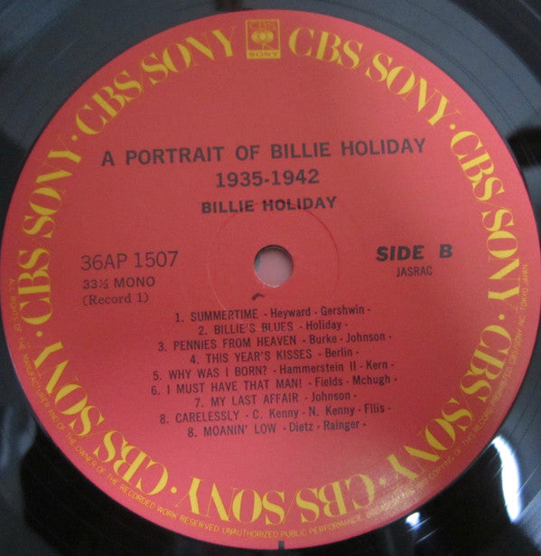 A Portrait Of Billie Holiday 1935~1942