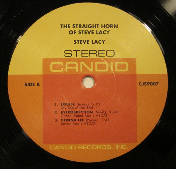 The Straight Horn Of Steve Lacy