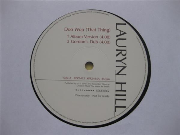 Release: Doo Wop (That Thing)-Vinyl-UK-1998-XPR2415-1536314