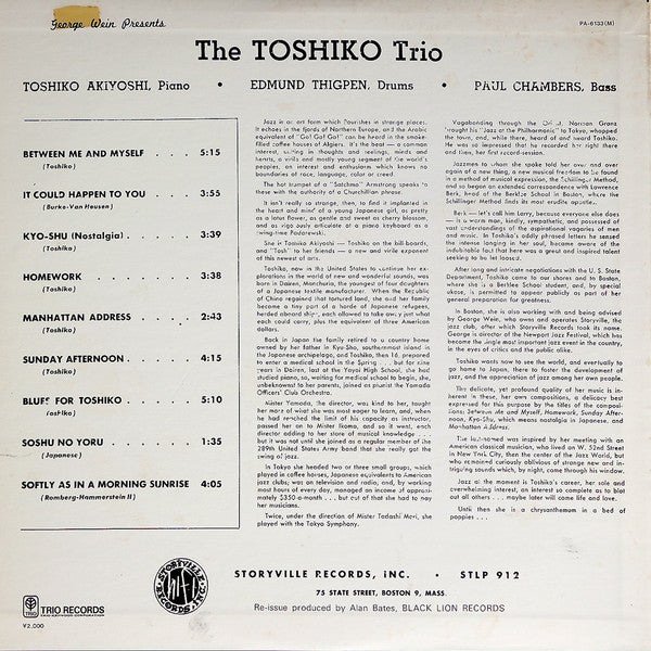 George Wein Presents Toshiko