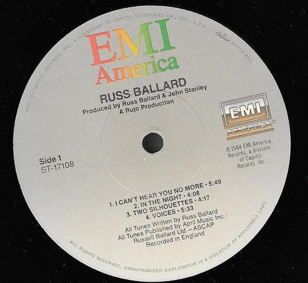 Master Release: Russ Ballard by Russ Ballard