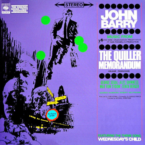 Master Release: The Quiller Memorandum (Original Sound Track Recording) by John Barry