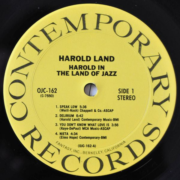 Harold In The Land Of Jazz