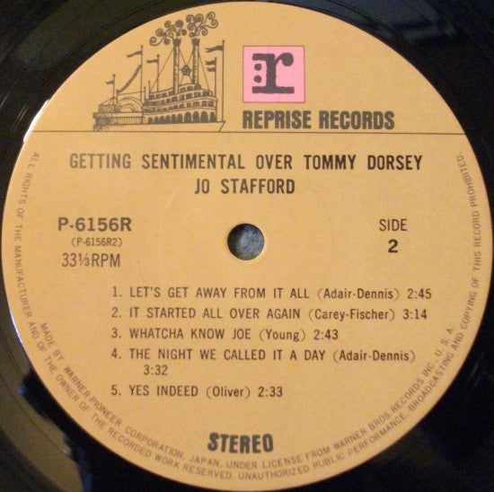 Getting Sentimental Over Tommy Dorsey