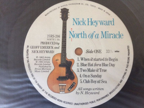 Release: North Of A Miracle-Vinyl-Japan-1983-25RS-206-1157127