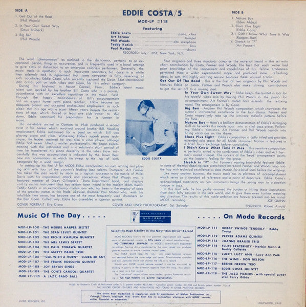 Eddie Costa Quintet