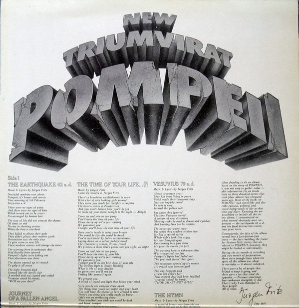 Release: Pompeii-Vinyl-Germany-1977-1C 064-32 466, 1C 064-32 466-1542071