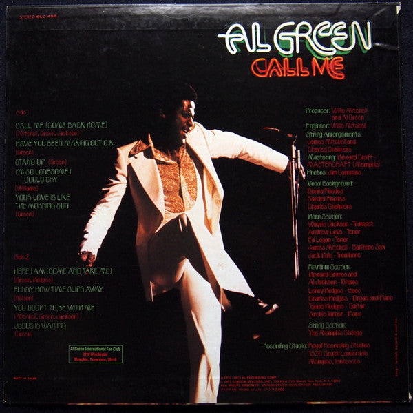 Release: Call Me-Vinyl-Japan-1973-SLC-499-9533209