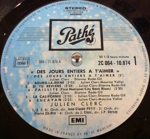 Des Jours Entiers À T'aimer