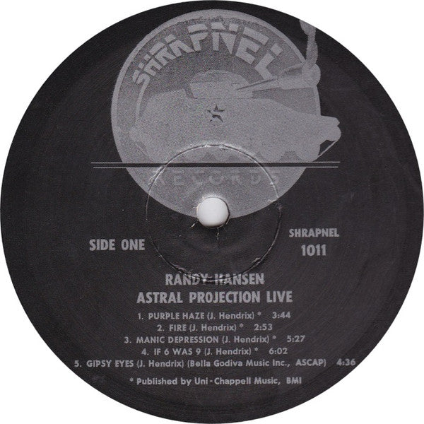 Master Release: Astral Projection - Live by Randy Hansen