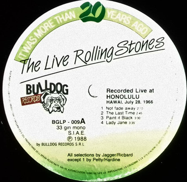 The Live Rolling Stones - Honolulu, Hawai - July 28, 1966