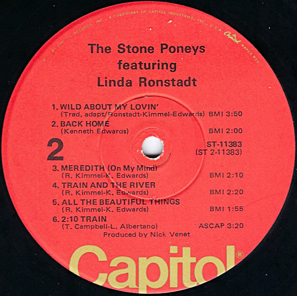 The Stone Poneys Featuring Linda Ronstadt