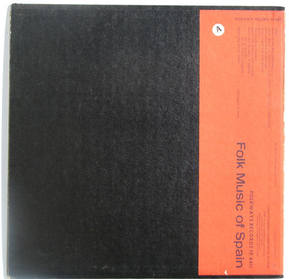 Release: Folk Music Of Spain-Vinyl-US-1965-FE 4411-3792939