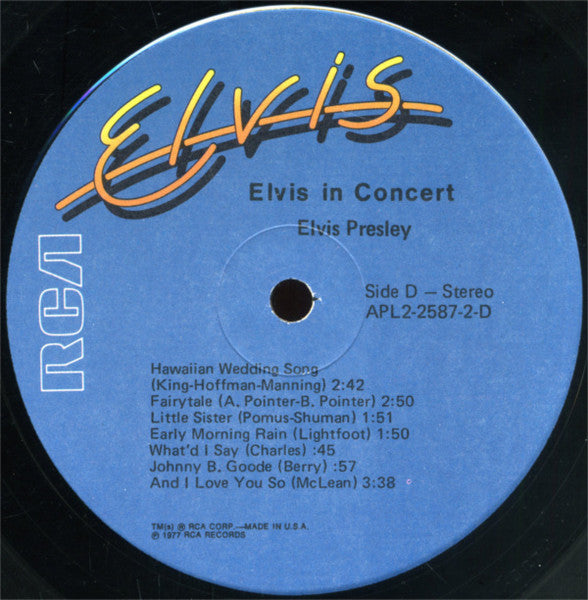 Elvis In Concert
