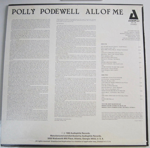 Release: Unknown Release-Vinyl-US-1980-AP-136-4403279