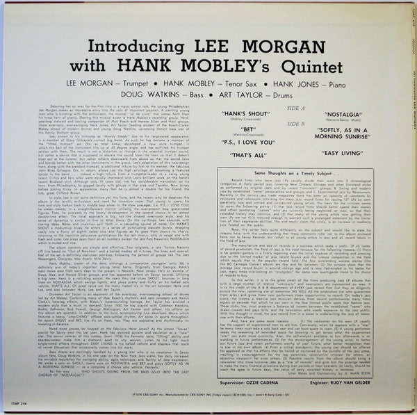 Introducing Lee Morgan