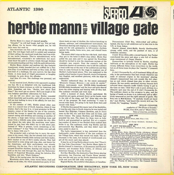 Herbie Mann At The Village Gate
