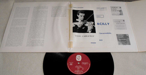 Release: Tzigane / Sonate Violon Piano / Trio En La Mineur-Vinyl-France-None-CAL. 1822, CAL 1822-7372737