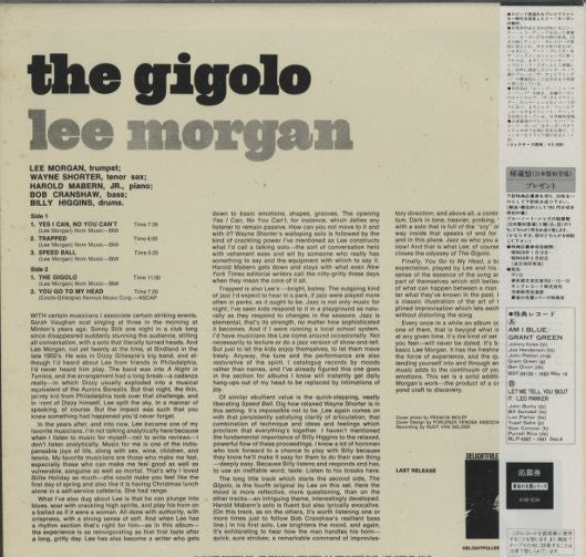 Master Release: The Gigolo by Lee Morgan