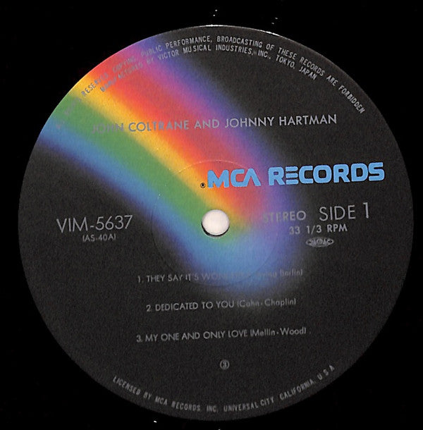 John Coltrane And Johnny Hartman