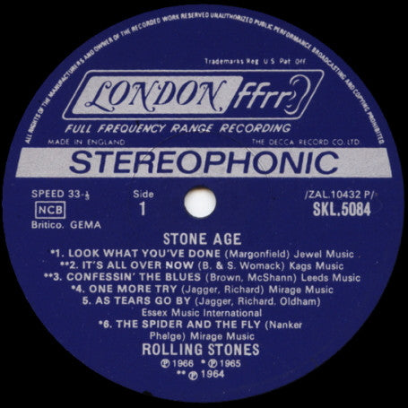 Master Release: Stone Age by The Rolling Stones