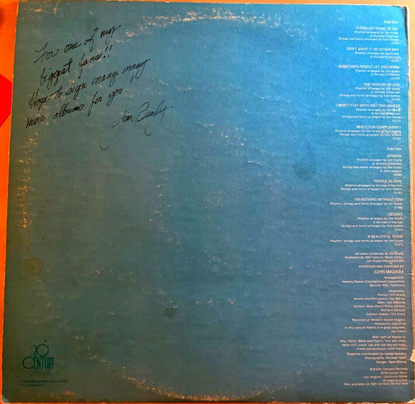 Release: Jim Grady-Vinyl-US-1973-T-418-4565181