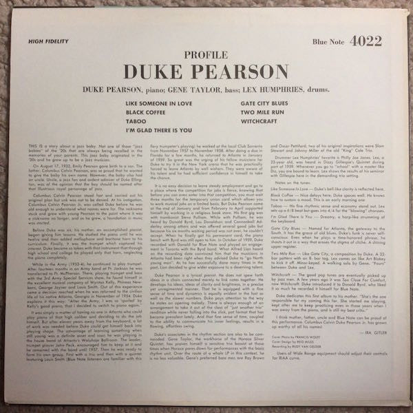 Release: Profile-Vinyl-US-1972-BLP 4022-6659917