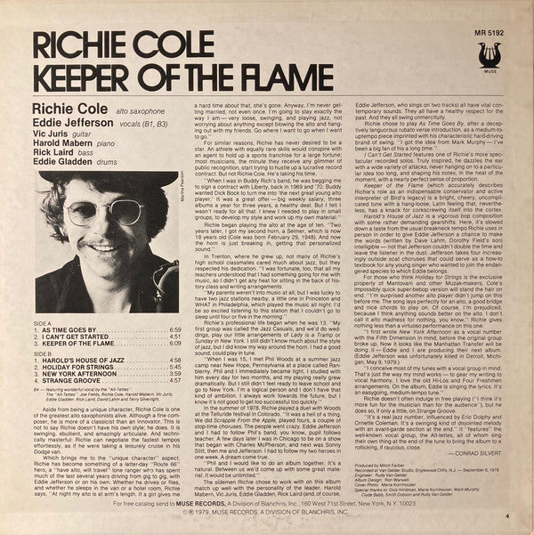 Release: Keeper Of The Flame-Vinyl-US-1979-MR 5192-1464767