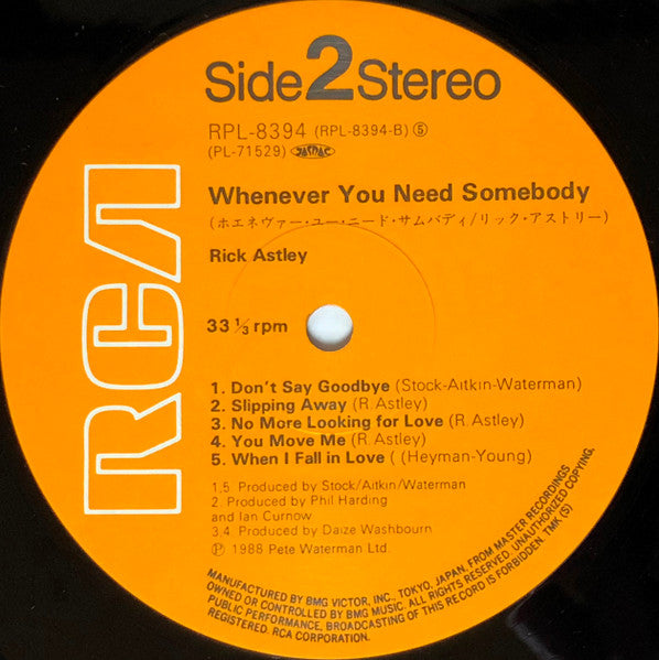 Whenever You Need Somebody