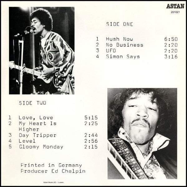 Master Release: Hush Now by Jimi Hendrix