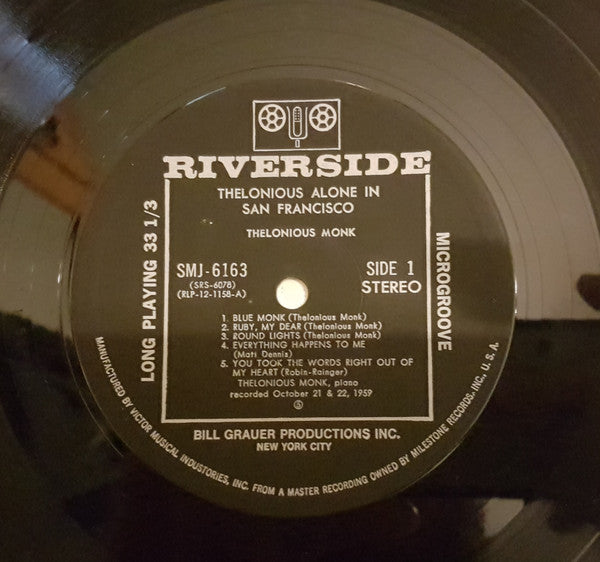 Thelonious Alone In San Francisco