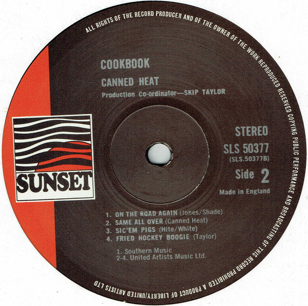 The Canned Heat Cook Book (The Best Of Canned Heat)