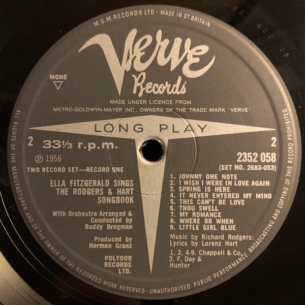 Sings The Rodgers & Hart Songbook