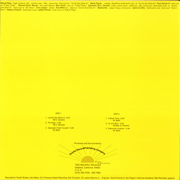 Release: Let The Sun Shine In-Vinyl-Japan-None-SL 001-5086474