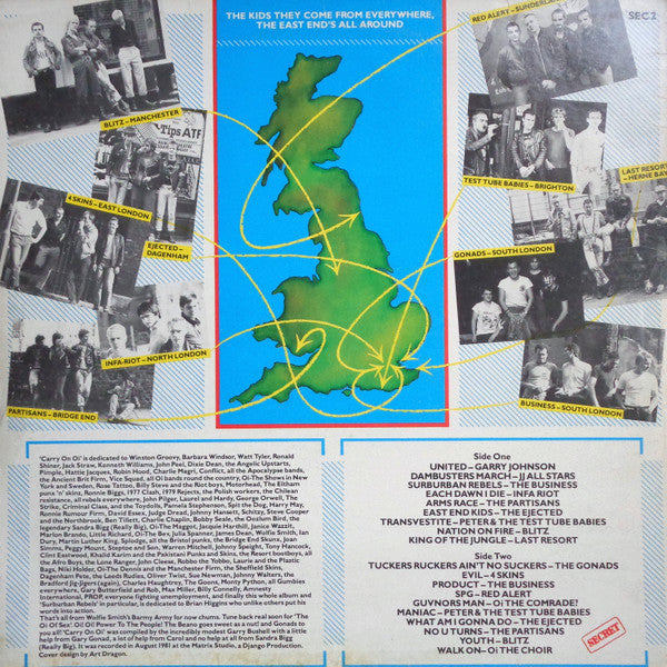 Release: Carry On Oi!!-Vinyl-UK-1981-SEC 2-1813855
