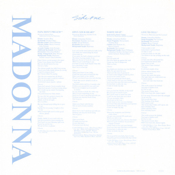 True Blue = トゥルー・ブルー