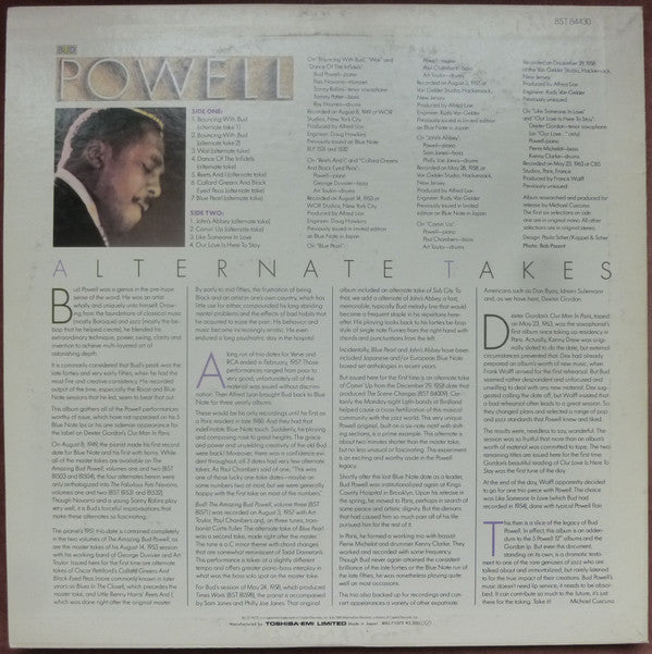 Master Release: Alternate Takes by Bud Powell