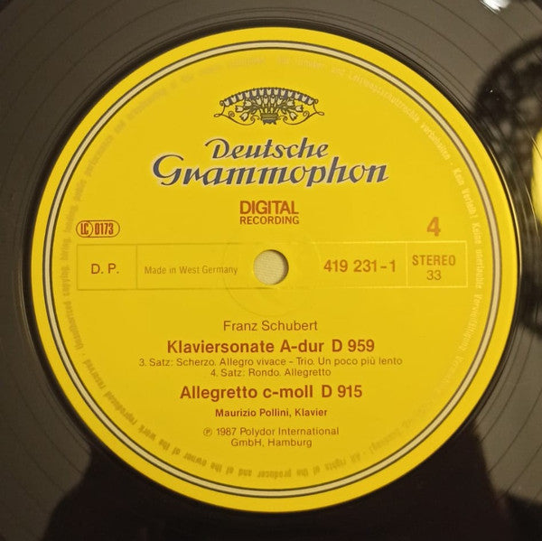 Die Späten Klaviersonaten (D 958 • 959 • 960) • 3 Klavierstücke D 946 • Allegretto D 915