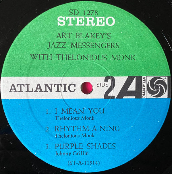 Art Blakey's Jazz Messengers With Thelonious Monk